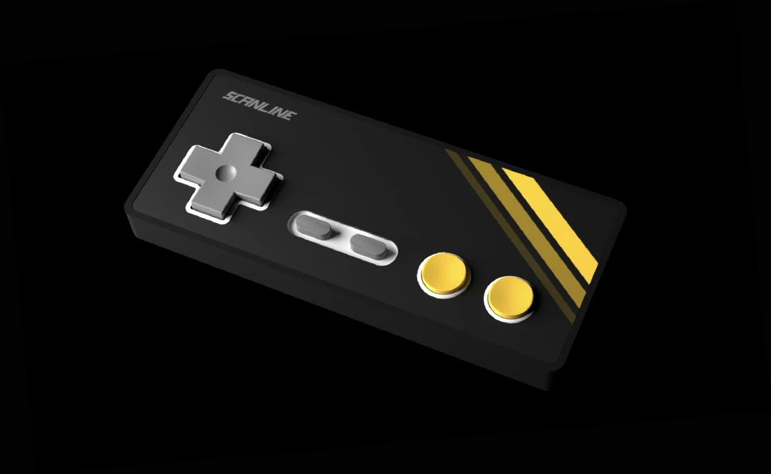 Scanline game controller